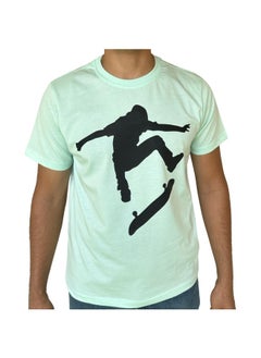 Round T-Shirt Pistachio Printed,Skateboarding - pzsku/Z9C587162ECEC1F1D117BZ/45/_/1710356256/a6ecfa5d-6a8f-4991-bb40-70cb2c128a78