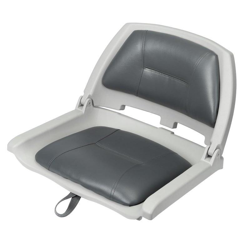 ERGOSEAT مقعد قارب ERGOSEAT القابل للطي مع وسادة ومساند ظهر لمقعد قارب مارين باسجون - Image 1