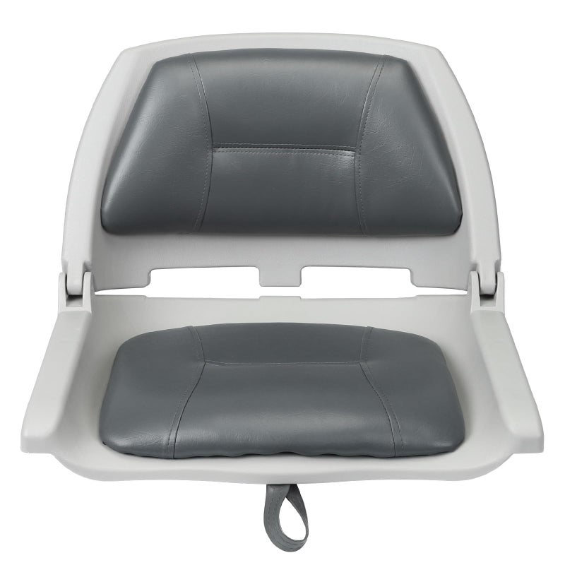 ERGOSEAT مقعد قارب ERGOSEAT القابل للطي مع وسادة ومساند ظهر لمقعد قارب مارين باسجون - Image 2