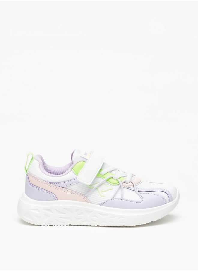 kangaROOS - Girls' Textured Casual Sneakers With Hook And Loop Closure - Image 1