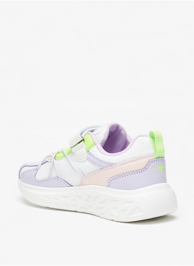 kangaROOS - Girls' Textured Casual Sneakers With Hook And Loop Closure - Image 1