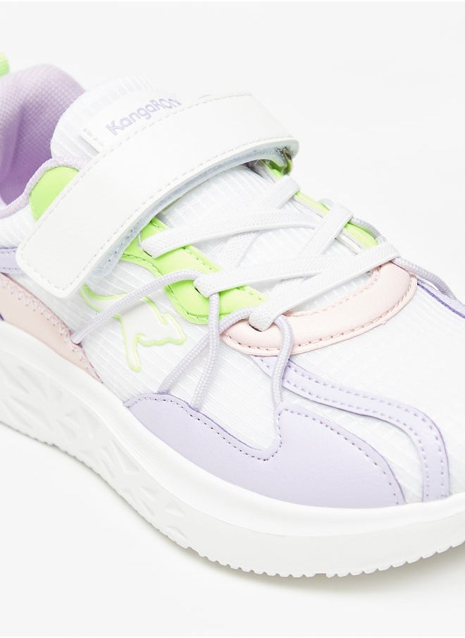 kangaROOS - Girls' Textured Casual Sneakers With Hook And Loop Closure - Image 1