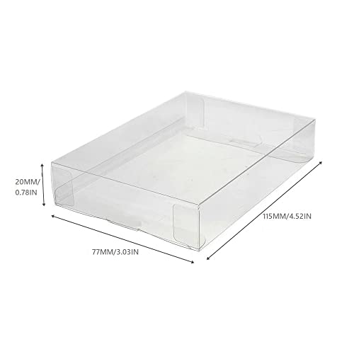 CHILDMORY 10Pcs Clear Case Sleeve Protector for N64 Games Cartridge - Image 3