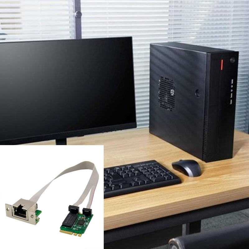 M.2 A+E Ethernet Card Networks Card PCIExpress RTL8125B Industrial Control Networks Adapter / 1G / 100M Easy Installation - Image 3