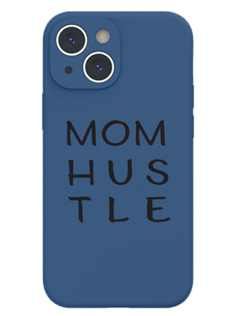 Theodor Protective Slim Fit Case Liquid Silicone Cover with Full Body Protection Anti-Scratch Shockproof Case For iPhone 15 Blue  - Mom Hustle white copy - Image 1