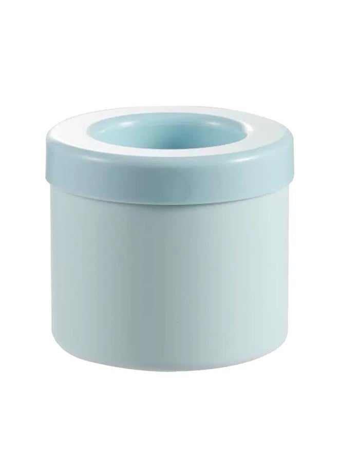 xozgdovg - Ice Cube Mold Ice Trays with Lid Large Silicone Ice Bucket Ice Cube Maker Round for Frozen Cocktail Beverages More Sky Blue - Image 1