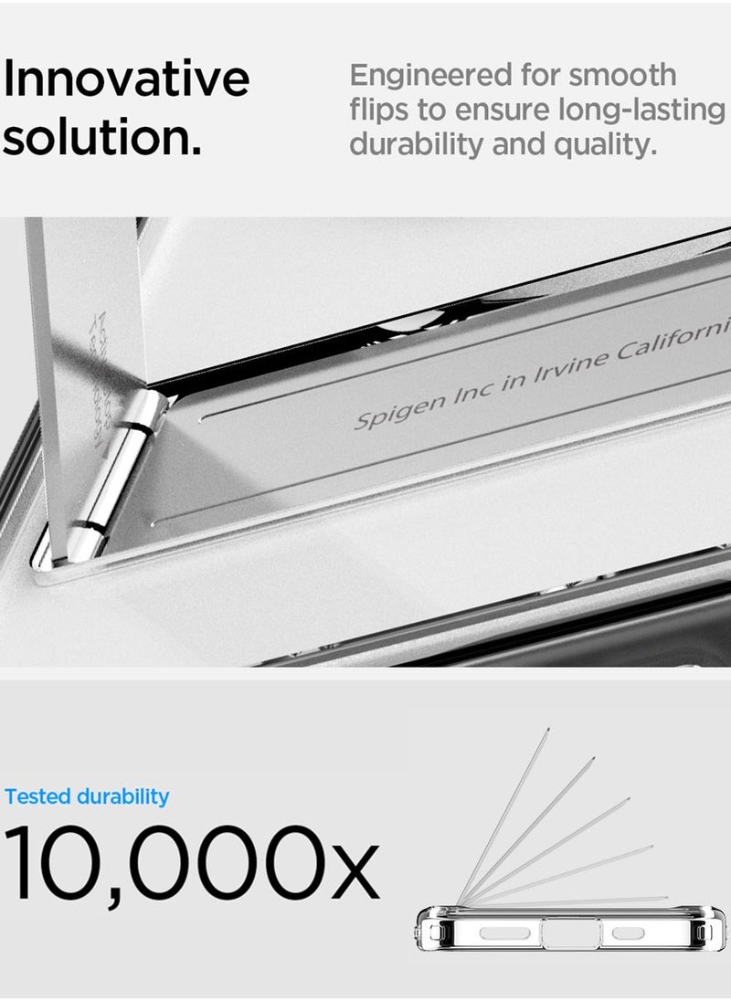 Spigen Ultra Hybrid S MagFit iPhone 16e Case Cover MagSafe with Kickstand - Clear White  - Image 5