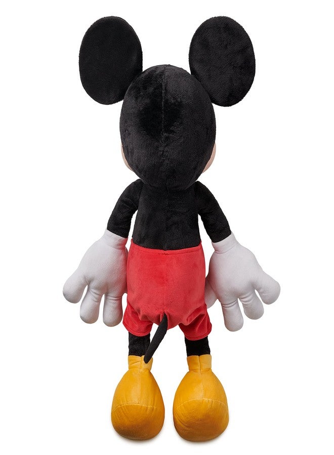 Disney Store Official Mickey Mouse Large Soft Toy for Kids, Cuddly Character with Fuzzy Texture and Embroidered Details, Soft Tail, Plushy Suitable for All Ages. - Image 5