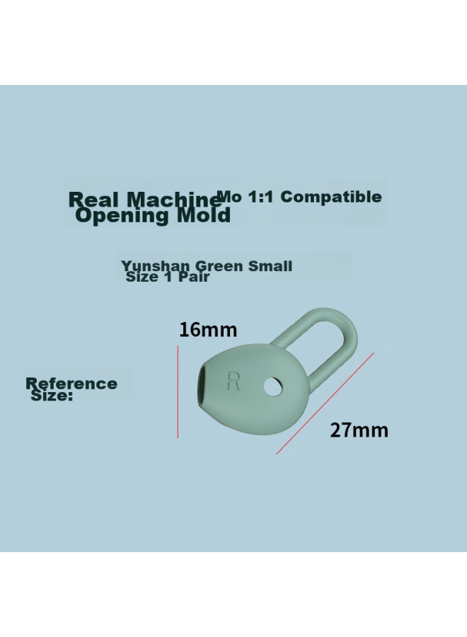 Masentek Es23 Earphone Tip Cover, Compatible With Huawei Freelace Active Edition, Honor X Sport Pro Am66 Bluetooth Earphones, Huawei Silicone Tip Accessory, Green Small - Image 2