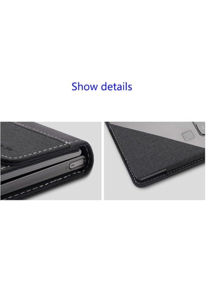 General Laptop Case Compatible with Lenovo YOGA 7 Pro (YOGA C930) 13.9 Inch, All-Inclusive Anti-Fall Protective Shell PU Leather Inner Bag Protective Cover  - Image 3