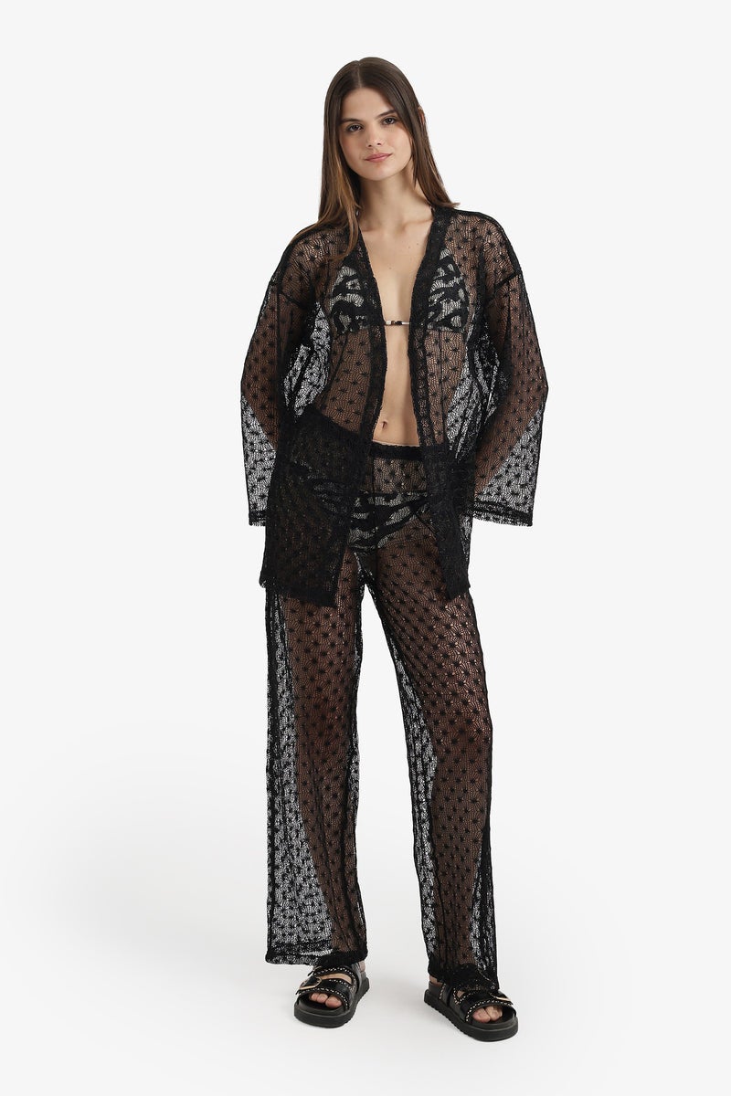 Carina Perforated Floral Beach Set - Image 1