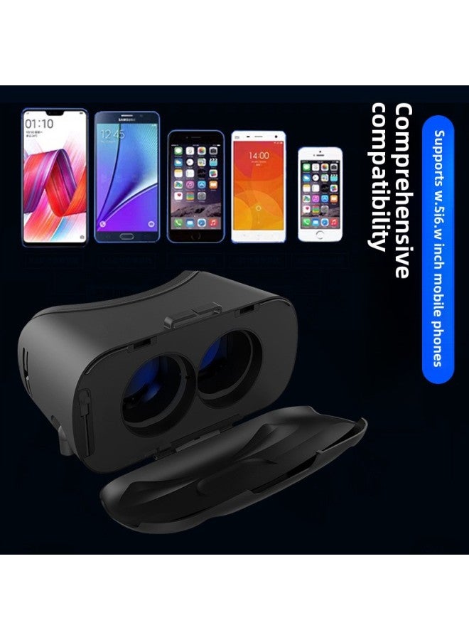 مصنع مباشرة الهاتف المحمول VR HD مسرح بانورامي مضاد للدوار حماية العين عالية الجودة سماعة رأس لعبة الواقع الافتراضي تعديل مسافة بؤبؤ العين - اللون: مقبض بلوتوث - Image 3