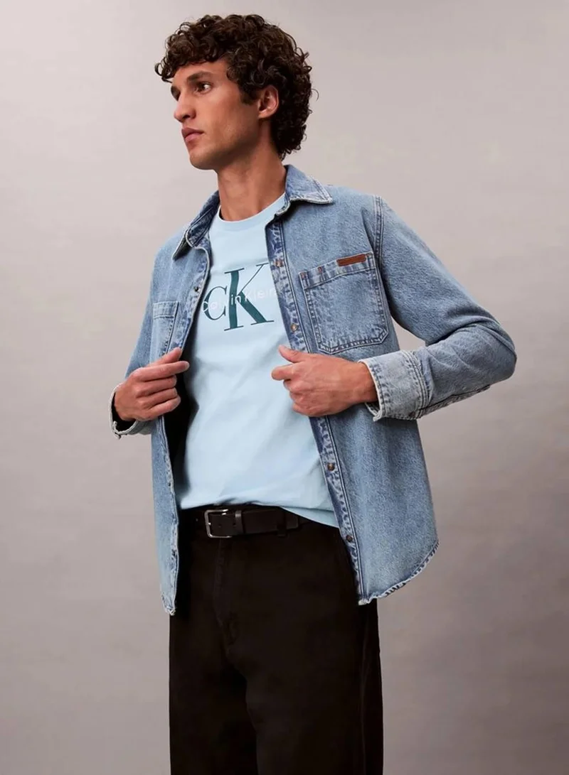 Calvin Klein Jeans Stratosphere Monogram T-Shirt for Men | Best Price UAE