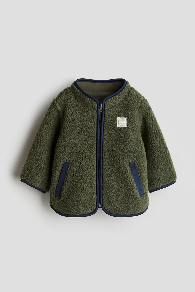 اتش اند ام جاكيت من نسيج تيدي