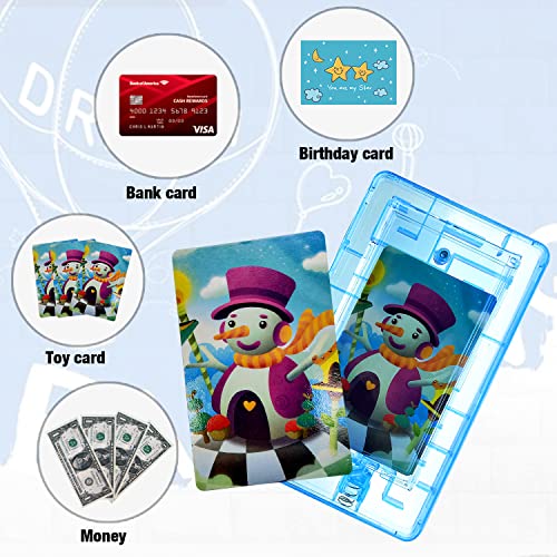 Plzoslly 5 Pieces Plastic Puzzle Card Holder Maze Puzzle Money Box Portable Fun Maze Gift Holder - Image 5