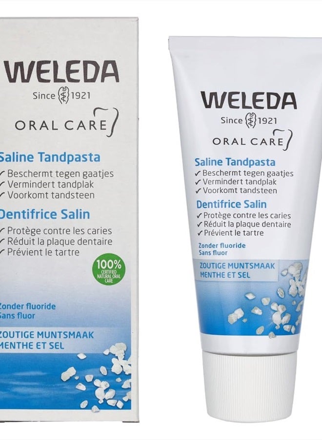 Weleda Natural Salt Toothpaste, 2.5 Ounce (Pack of 1) - Image 1
