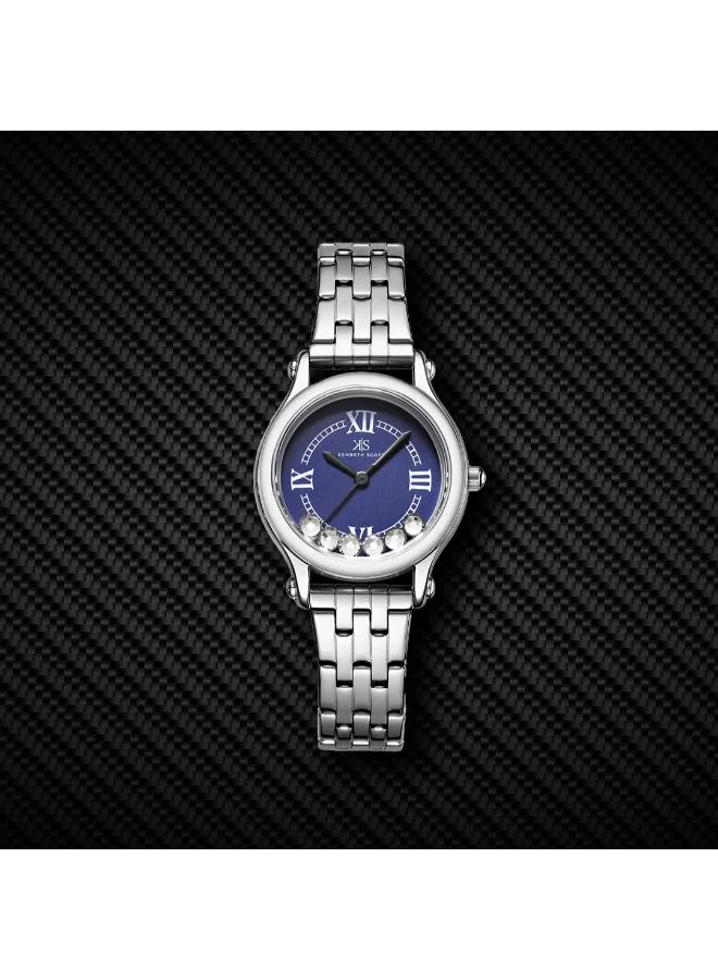 KENNETH SCOTT Women's Stainless Steel Analog Watch K25510-SBSN - 30 mm