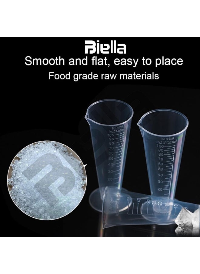 Biella Measuring Cup, Unbreakable Nylon BPA Free Jugs, Measure Liquid Oil and Baking Items for Kitchen, Restaurant and School student simulation experiment etc (100ml)  - Image 3