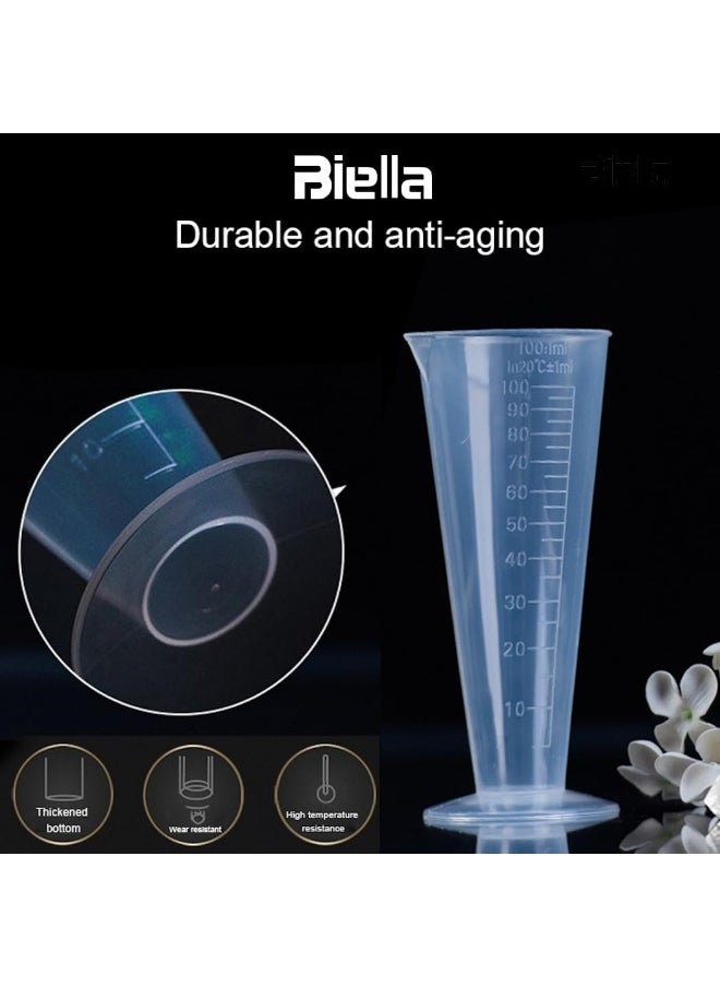 Biella Measuring Cup, Unbreakable Nylon BPA Free Jugs, Measure Liquid Oil and Baking Items for Kitchen, Restaurant and School student simulation experiment etc (100ml)  - Image 2