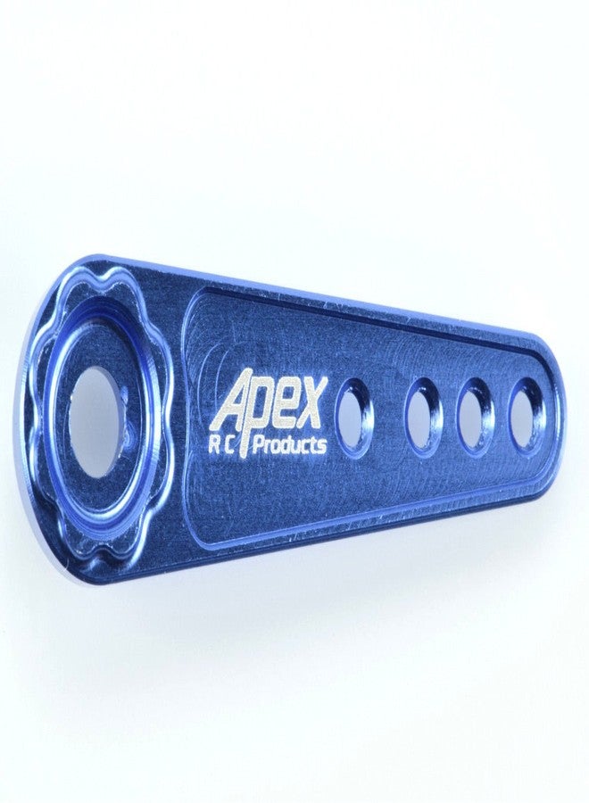 Apex RC Products Blue 25T for Futaba/Savox Aluminum Servo Horn - 3 Pack #8027 - Image 2