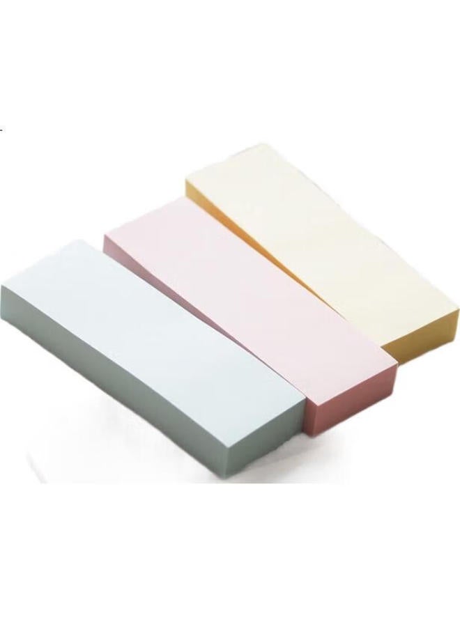 Stickn 3-Pack 300 Sheets 3-Color Divided Sticky Notes, 76*25Mm Memo Pads, 32019 - Image 3
