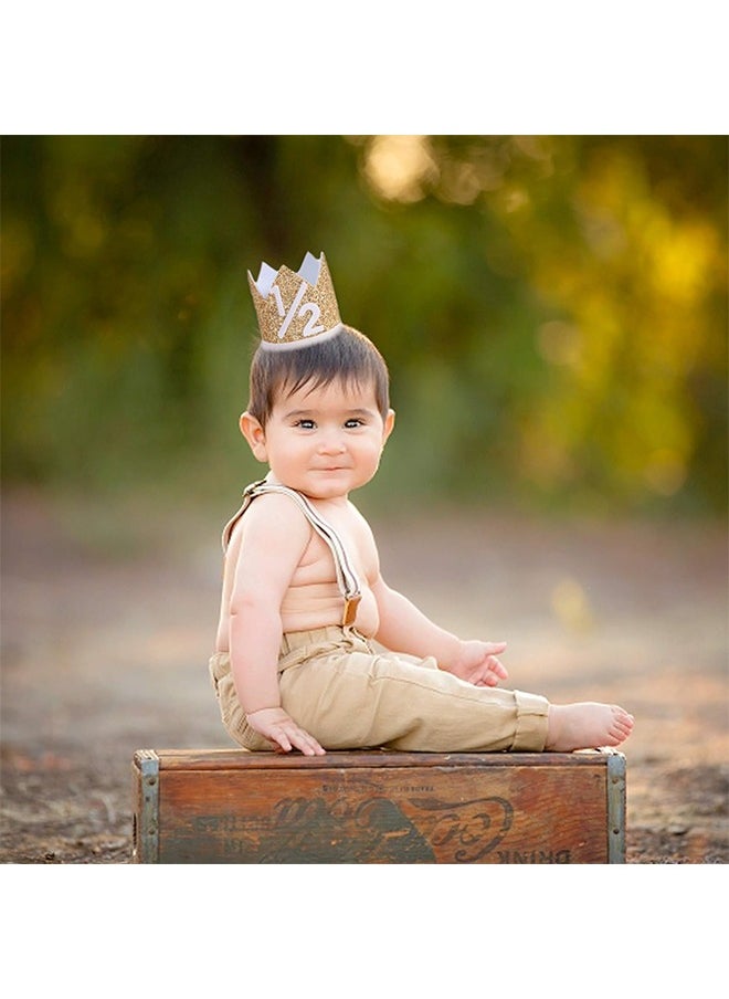 HY Birthday Party Crown, Golden Hat, Adjustable and Reusable, Royalty Decorations, Crown Supplies, for Kids Adults  - Image 3