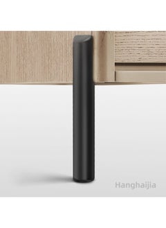 Hanghaijia Metal Furniture Legs Black Heavy Duty Foot with Rubber Pads for Coffee Table Bench Couch Dresser Desk TV Cabinet Cupboard Replacement DIY Support Feet Set of 4  - Image 4