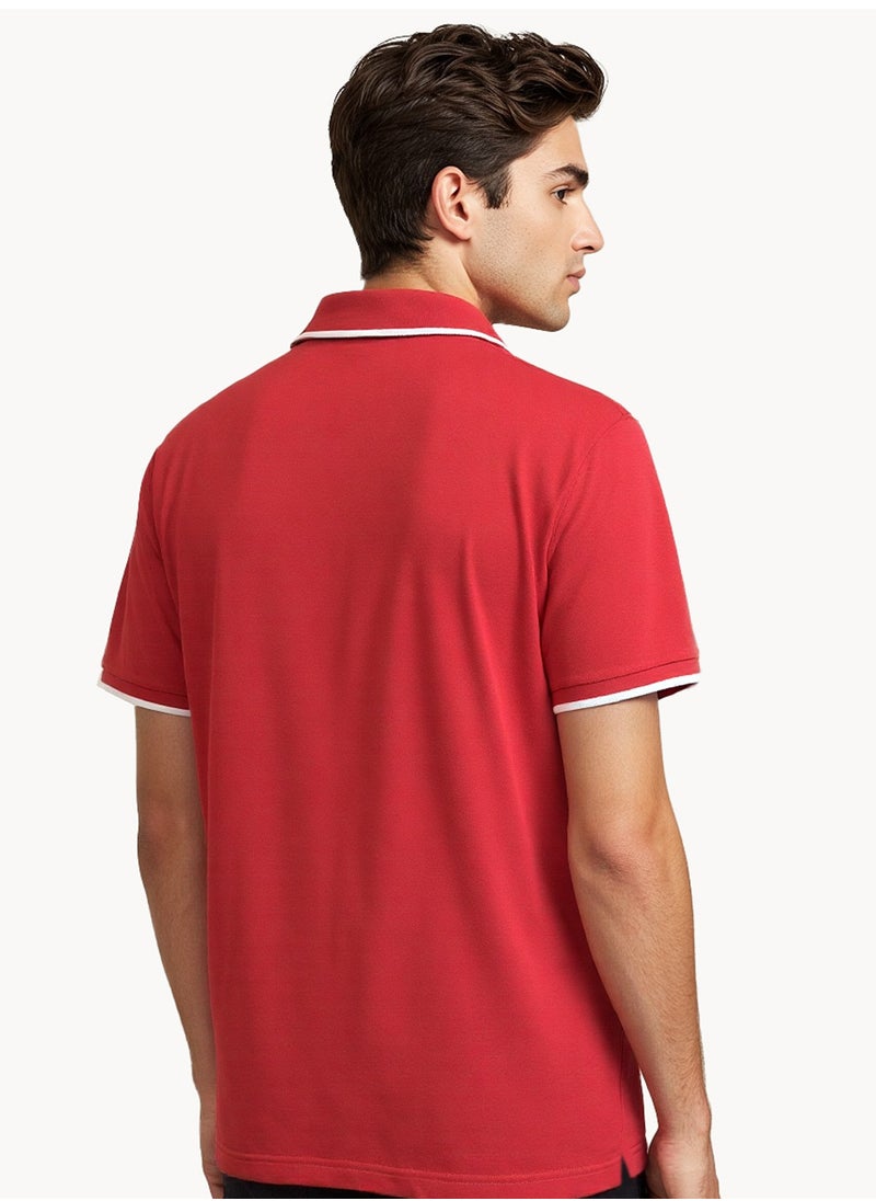 NAUTICA Basic Regular Fit Premium Cotton Logo Polo Shirt  - Image 2