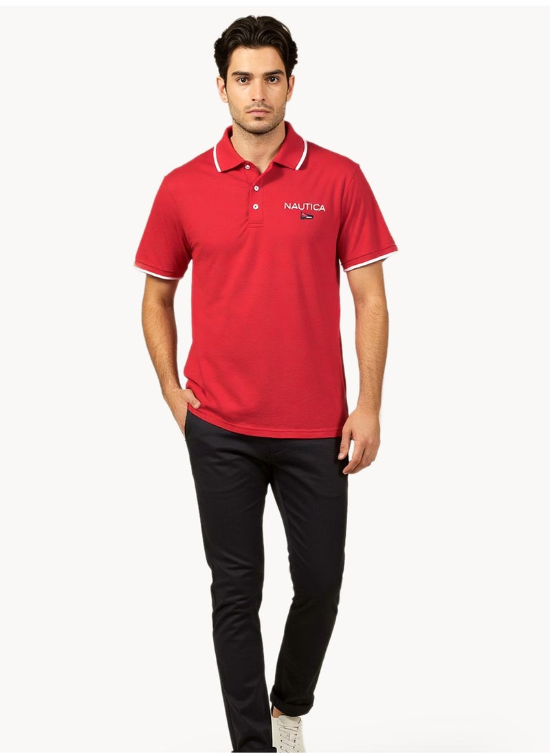 NAUTICA Basic Regular Fit Premium Cotton Logo Polo Shirt  - Image 4