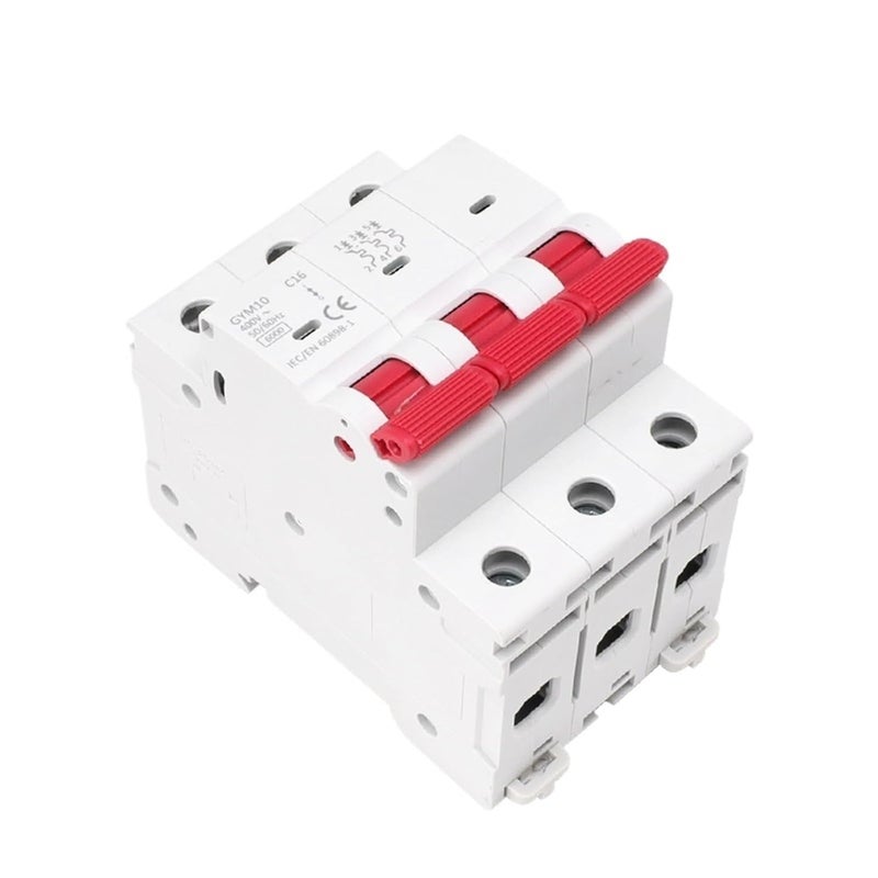 Gym10 3 Pole C Curve 16A Mini Circuit Breaker AC MCB Din Rail 220V 400V - Image 1