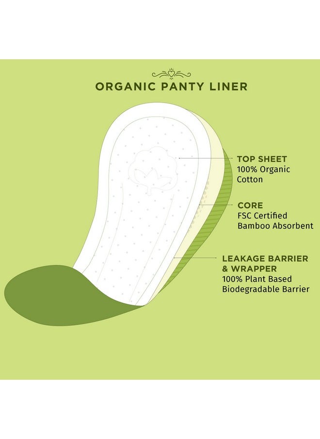 PEESAFE Pee Safe Organic Cotton, Biodegradable Panty Liners | Panty Liner For Women | Fragrence Free | (Pack Of 15)  - Image 3