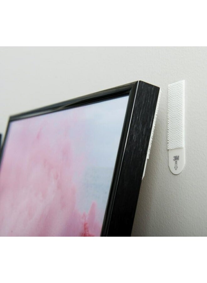 Command Command Picture Medium and Large Hanging Strips (8M + 4L) White color, 12 pairs/pack  - Image 2