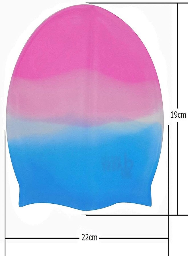 Pelo Cartoon Swim Cap with Swimming Goggles for Kids Boys and Girls Random Design Multi Color Pack of 1 - Image 3