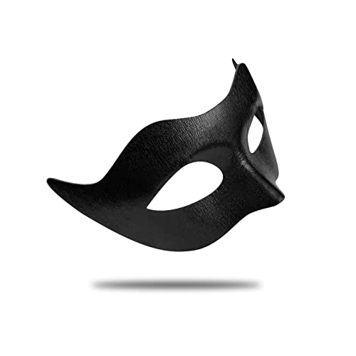 IncreDecor Masquerade Mask Men and Women, Masquerade Mask for Men, Faux Leather (Handsome) - Image 2