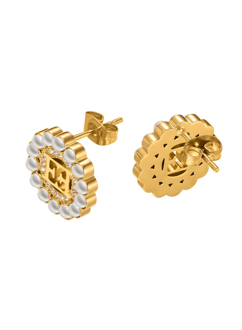 ESCADA Clara Gold Plated Earrings for Women - Image 3