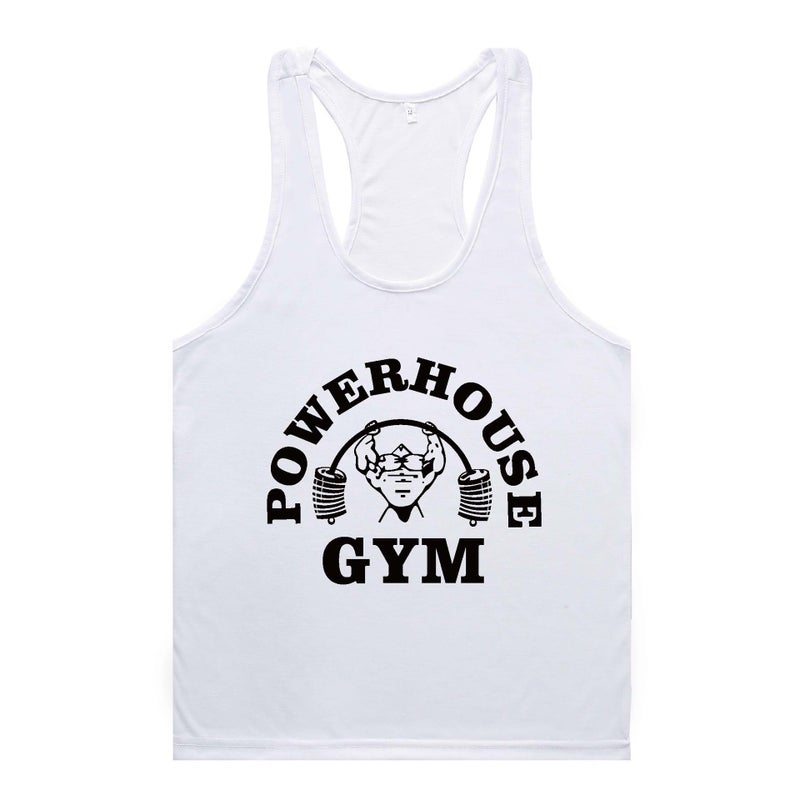 Generic Summer Gym Fitness Tank Top Sleeveless Sportswear gray black - Image 4