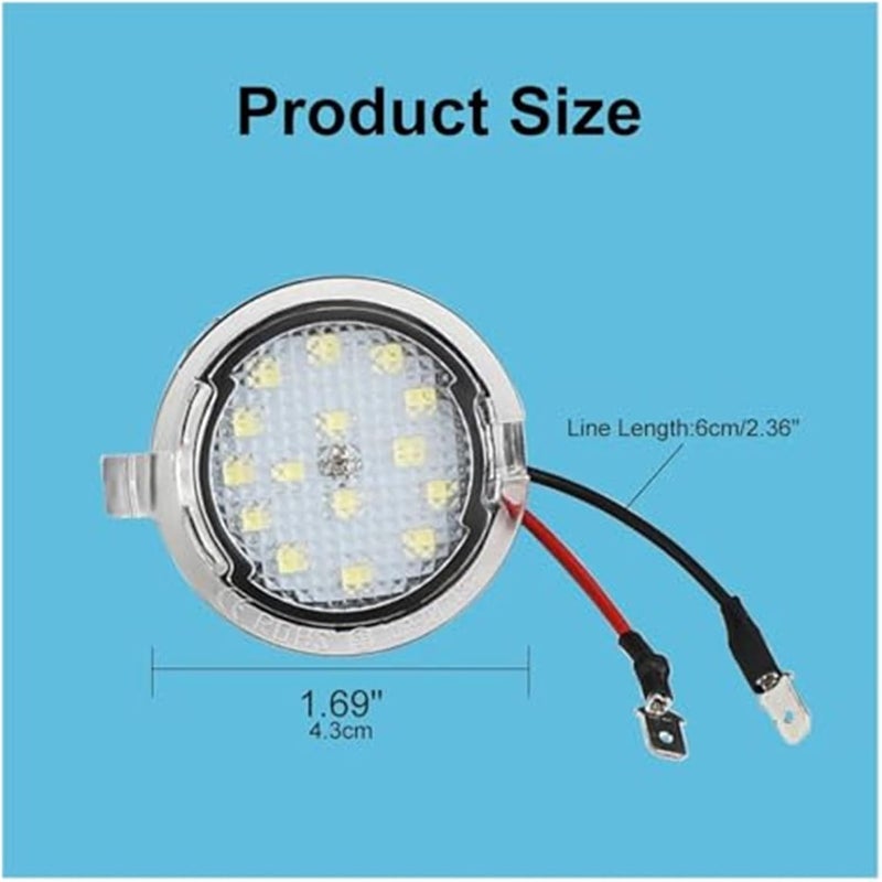 Wivplex Car Rearview Mirror LED Lights - Image 2