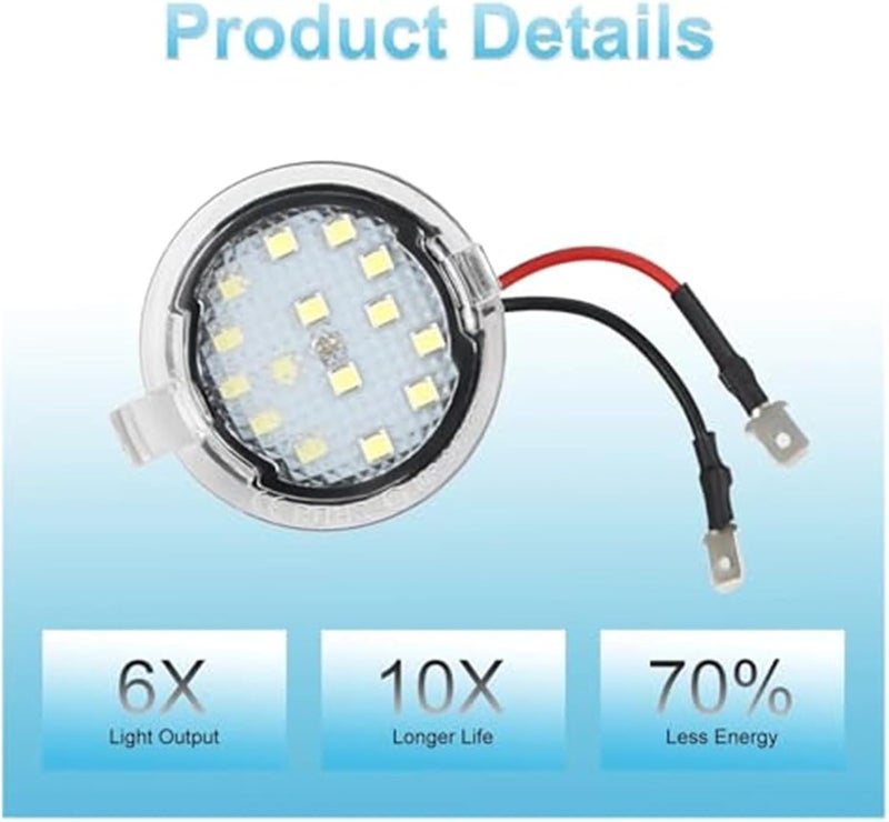 Wivplex Car Rearview Mirror LED Lights - Image 4