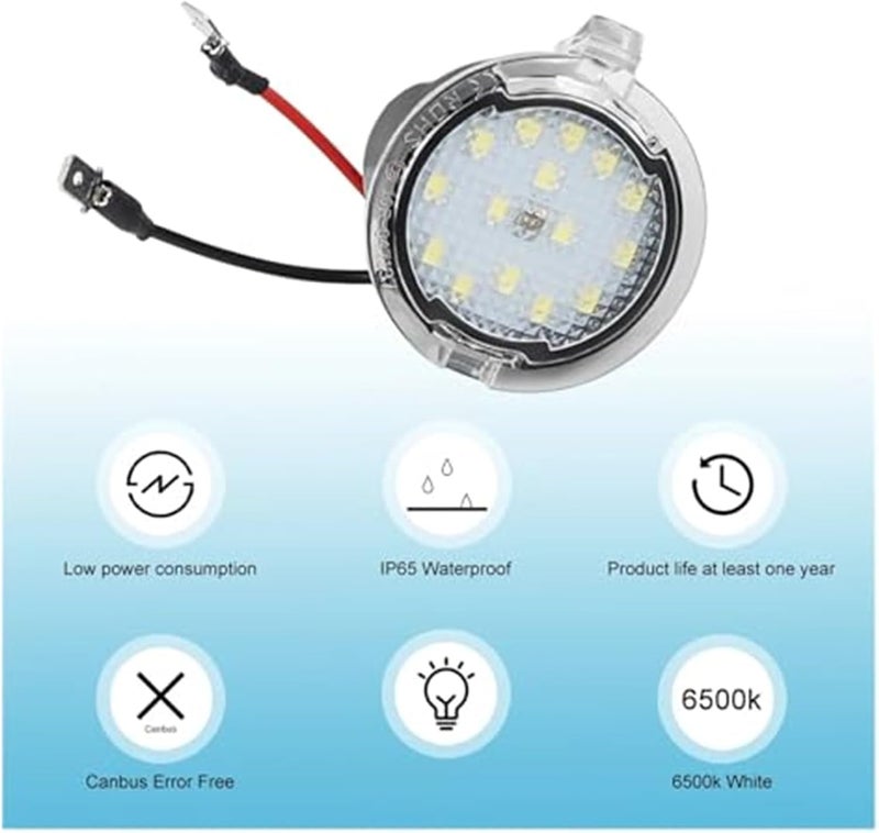 Wivplex Car Rearview Mirror LED Lights - Image 3