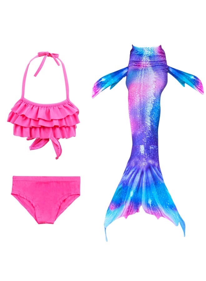 Swimsuit - Girls Mermaid Tail Swimsuit - CX05, 130 - Kids Swimming Costume, Beach Bikini, Summer Swimwear, Quick Dry, Pool Party, Bathing Suit Swimsuit - Image 5