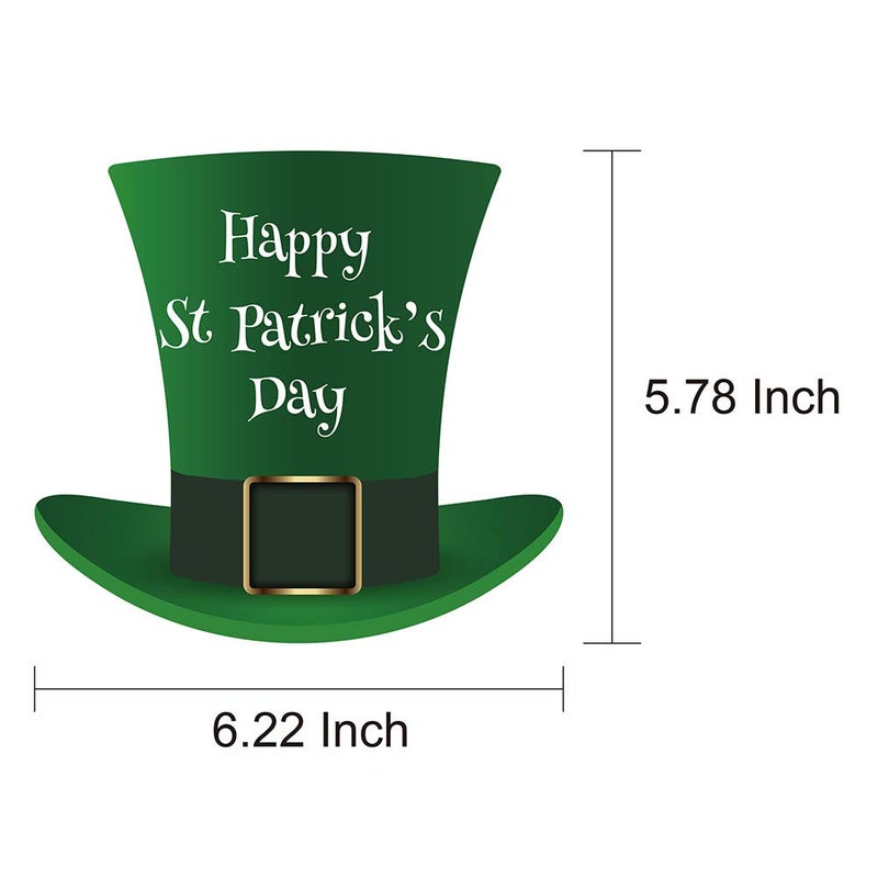 GOER St. Patrick's Day Party Decorations,30 Pcs Irish Shamrock St. Patrick's Day Hanging Swirls Party Supplies - Image 3