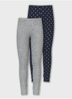 Kids 2 Pack Assorted Leggings