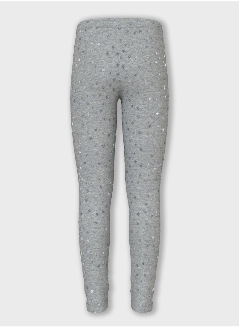 NAME IT - Kids 2 Pack Assorted Leggings - Image 1