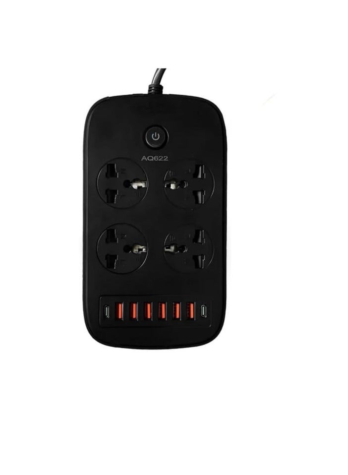 Lightning 6USB+2TYPE-C POWER SOCKET AQ622 - Image 1