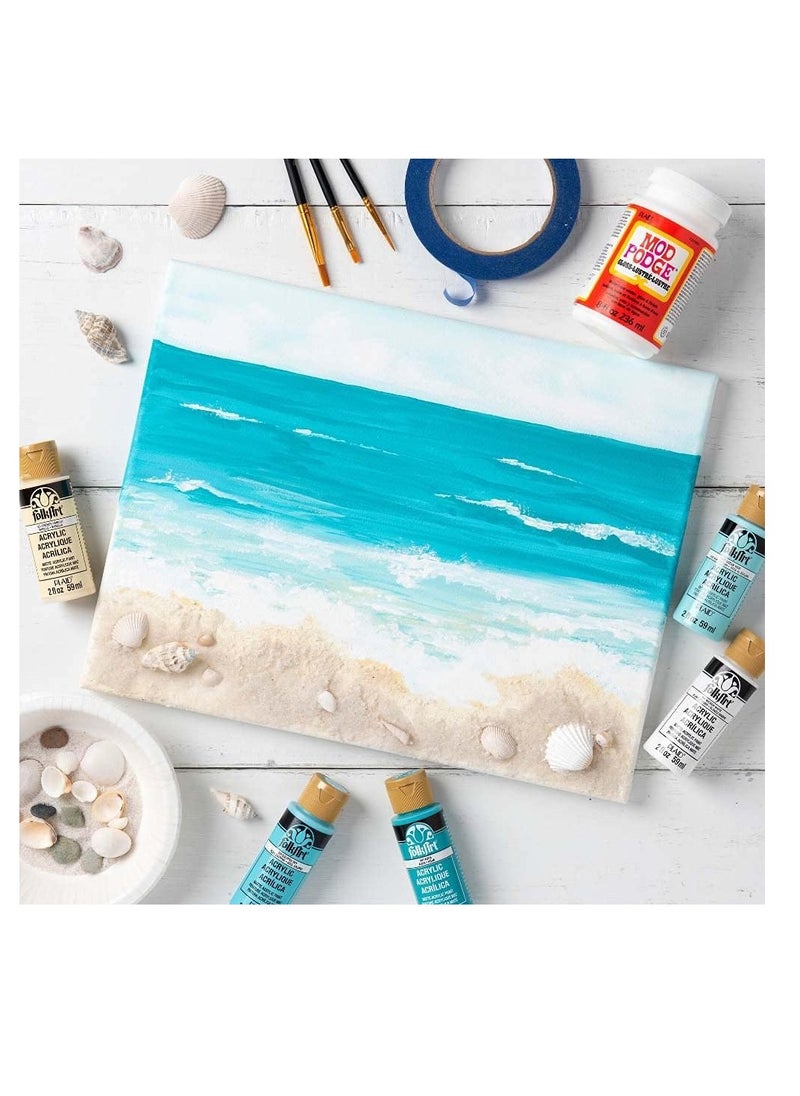 Mod Podge - Mod Podge Gloss Sealer, Glue & Finish: All-in-One Craft Solution- Quick Dry, Easy Clean, for Wood, Paper, Fabric & More. Non-Toxic - Craft with Confidence, Made in USA, 8 oz., Pack of 1 - Image 1