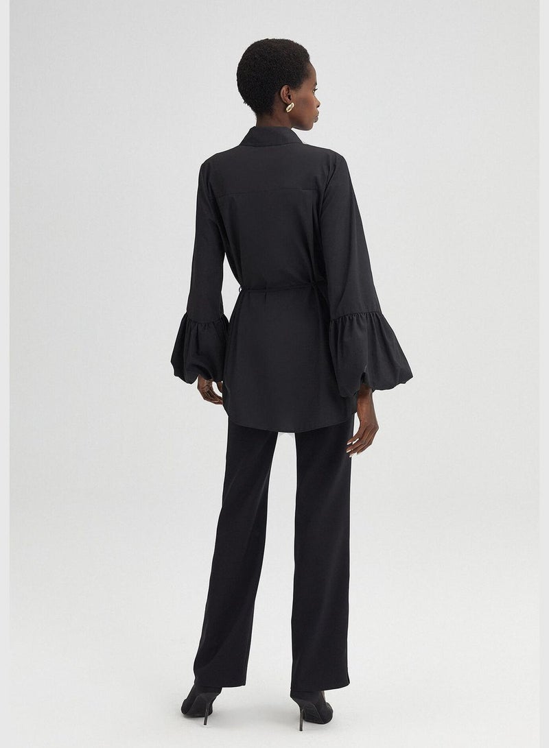 Touche FRILL ARMED POPLIN SHIRT - Image 4