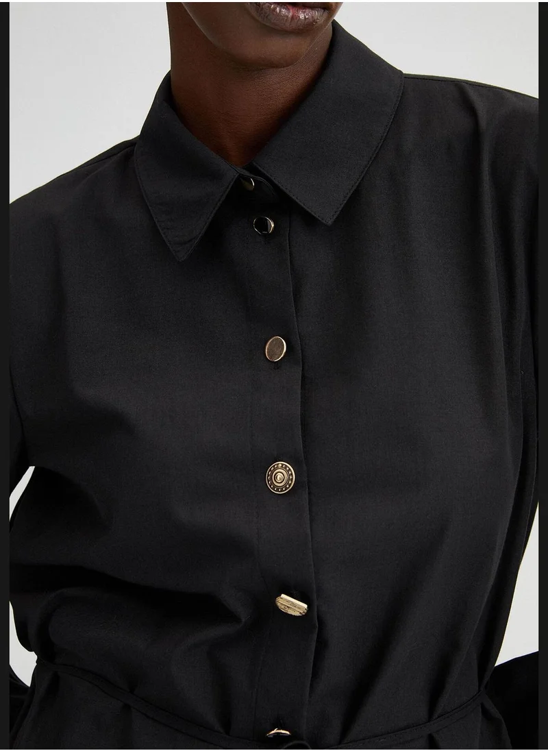 Touche FRILL ARMED POPLIN SHIRT