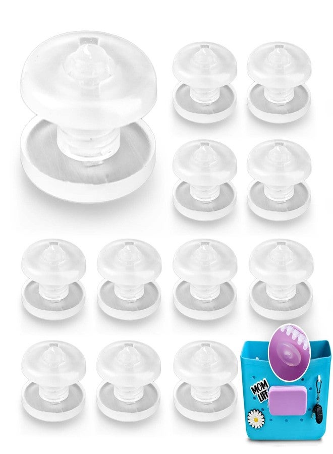 CONLI 12 Pairs Phone Holder Replacement Buttons for Bogg Bag, Insert Replacement Parts Mobile Phone Storage Bag Fixed Buckle Replacement Compatible with Bogg Bag Accessories - Image 1