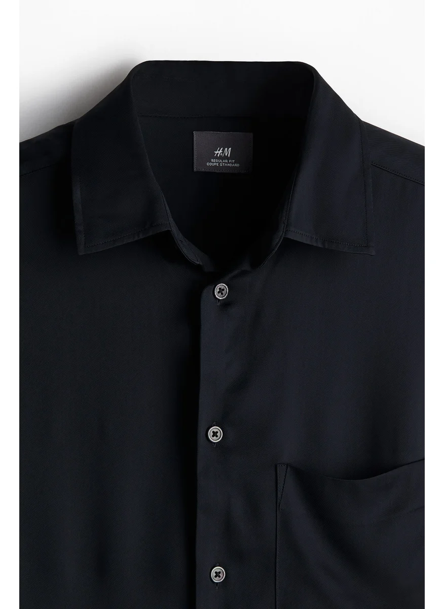 اتش اند ام Regular Fit Satin Shirt