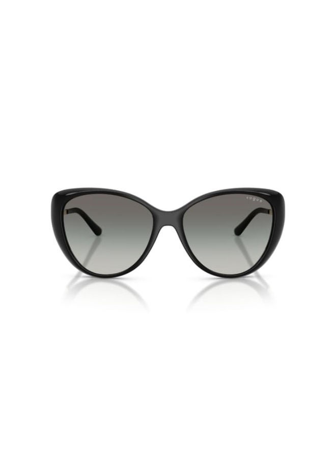 فوغ نظارات شمسية كاملة الإطار بتصميم فراشة 0VO5661SI - Image 4